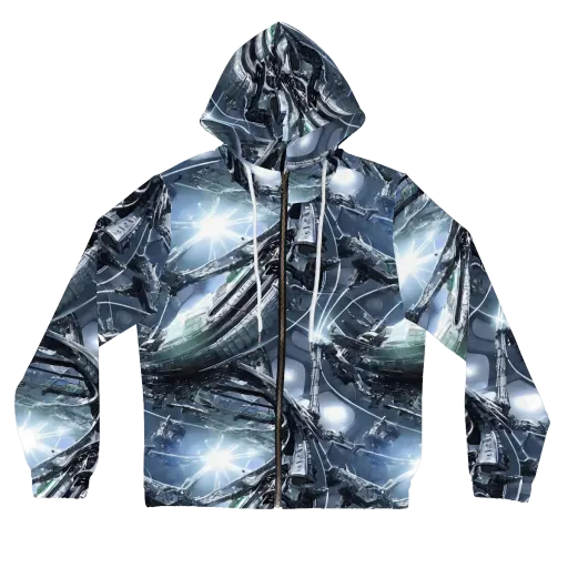 Starlight Engine on a Women's Full-Zip Hoodie