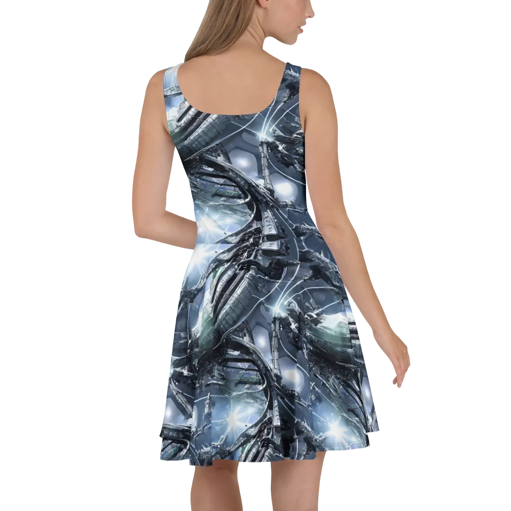 Starlight Engine on Skater Dress — Back