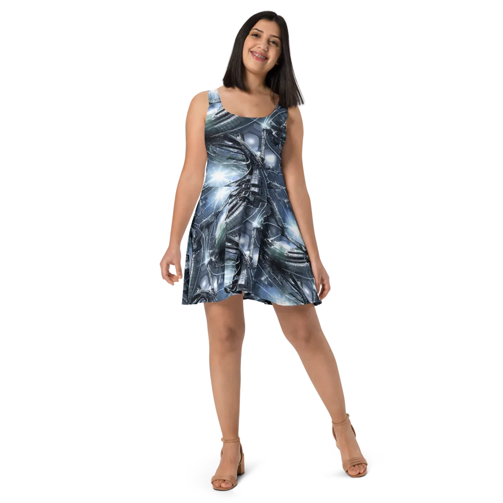 Starlight Engine on Skater Dress — Front