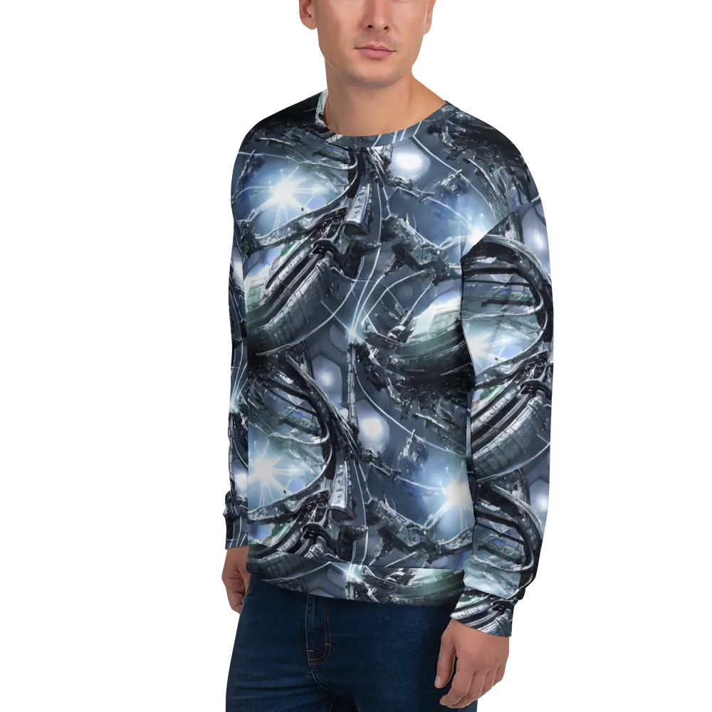 Starlight Engine on Sweatshirt — Left Front