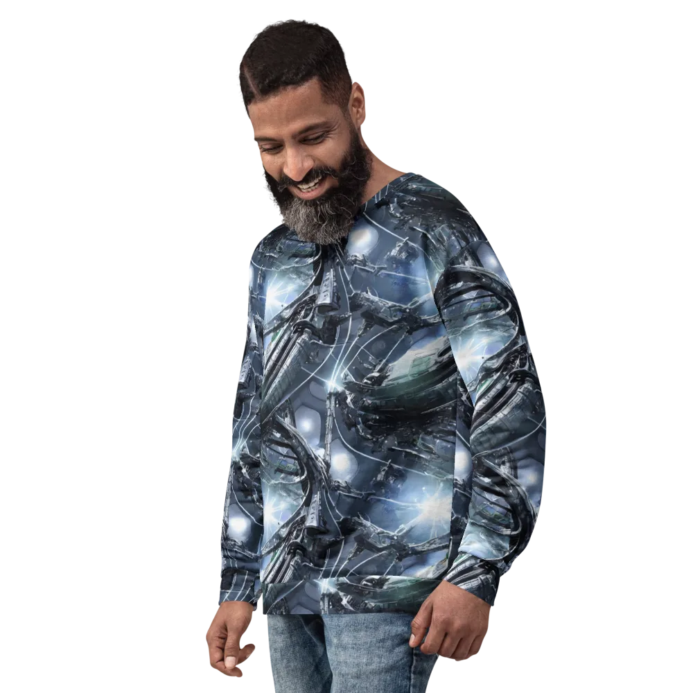 Starlight Engine on Sweatshirt — Left Front