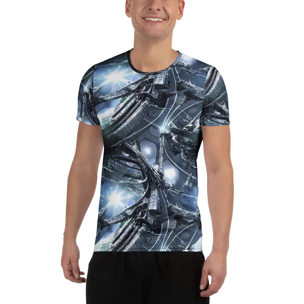 Starlight Engine on Men's Athletic T-Shirt — Front