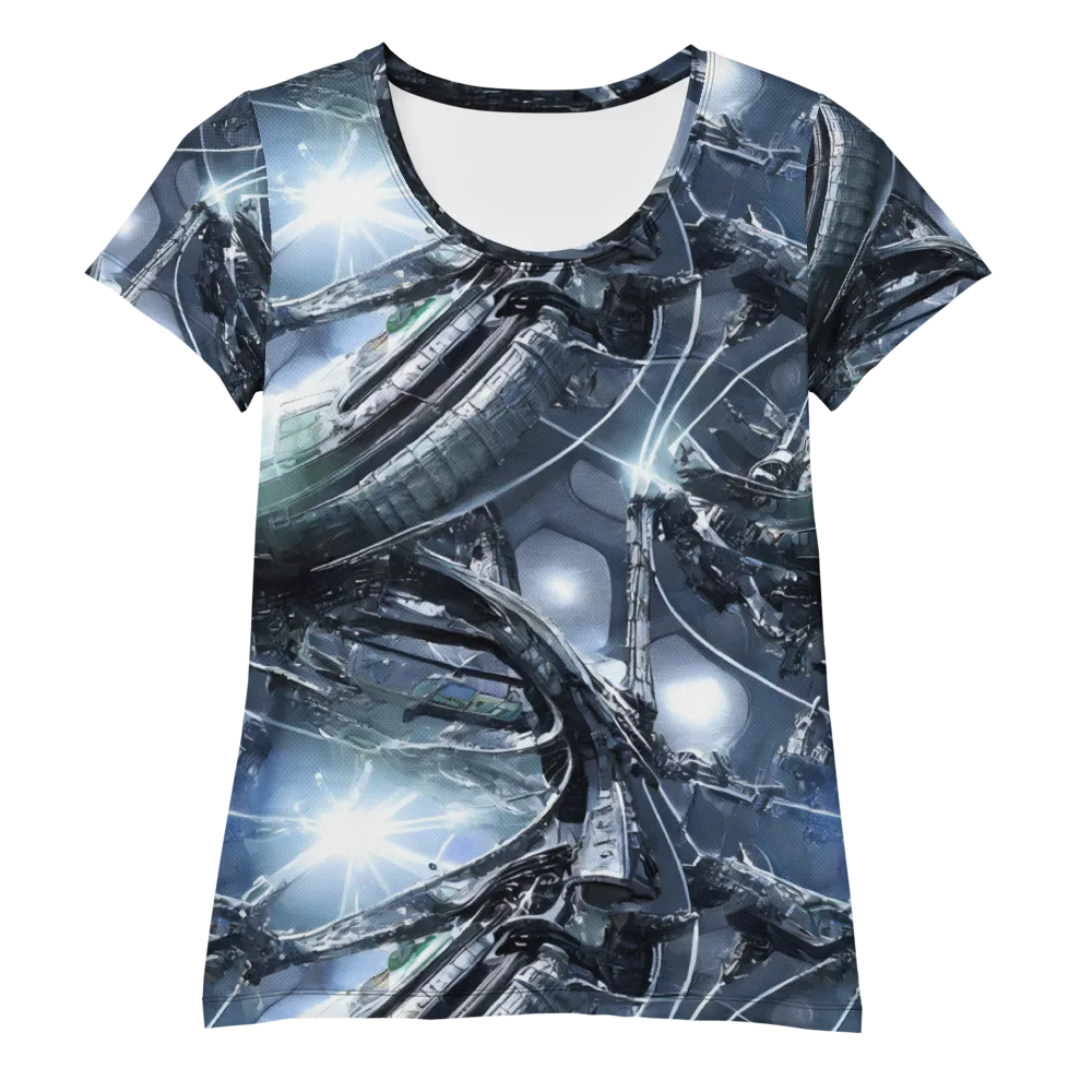Starlight Engine on Women's Athletic T-Shirt — Front
