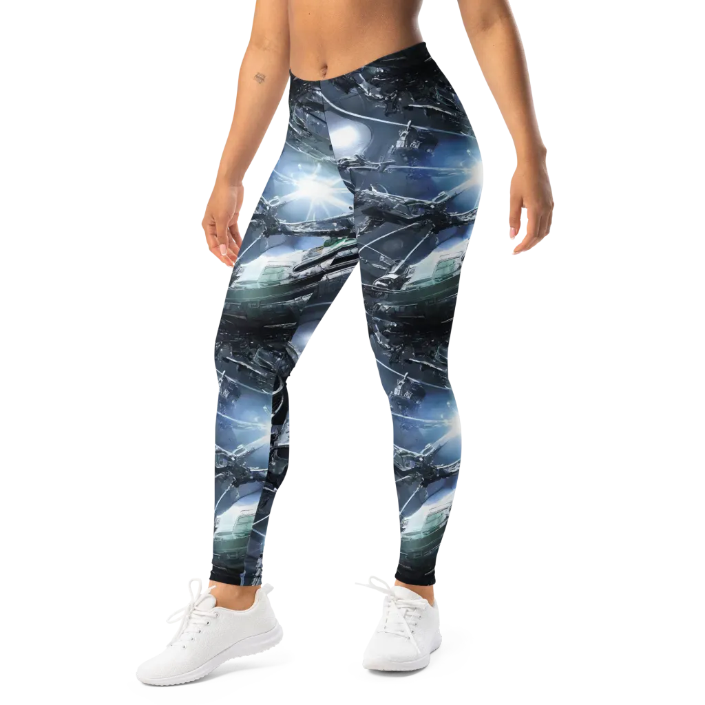 Starlight Engine on Leggings — Left Front
