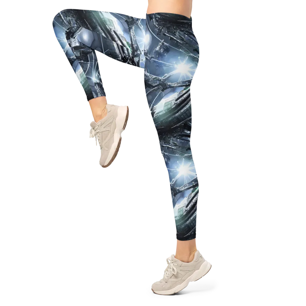 Starlight Engine on Leggings — Left