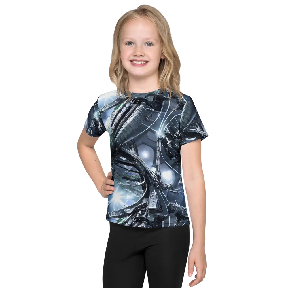 Starlight Engine on Kids Crew Neck T-Shirt — Front