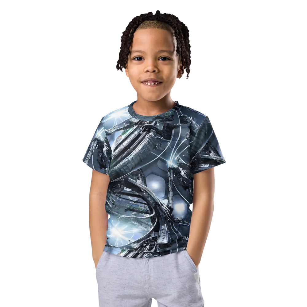 Starlight Engine on Kids Crew Neck T-Shirt — Front