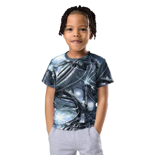 Starlight Engine on a Kids Crew Neck T-Shirt