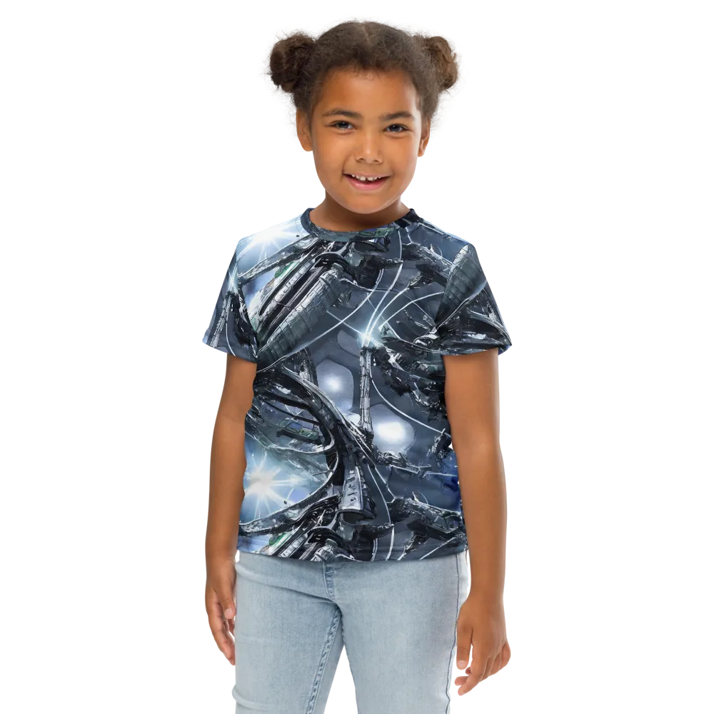 Starlight Engine on Kids Crew Neck T-Shirt — Front