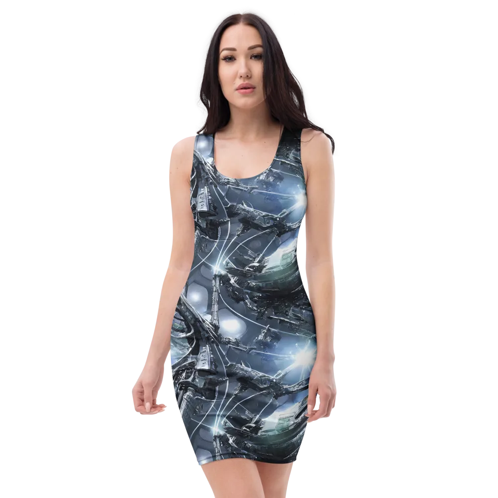 Starlight Engine on Bodycon Dress — Front