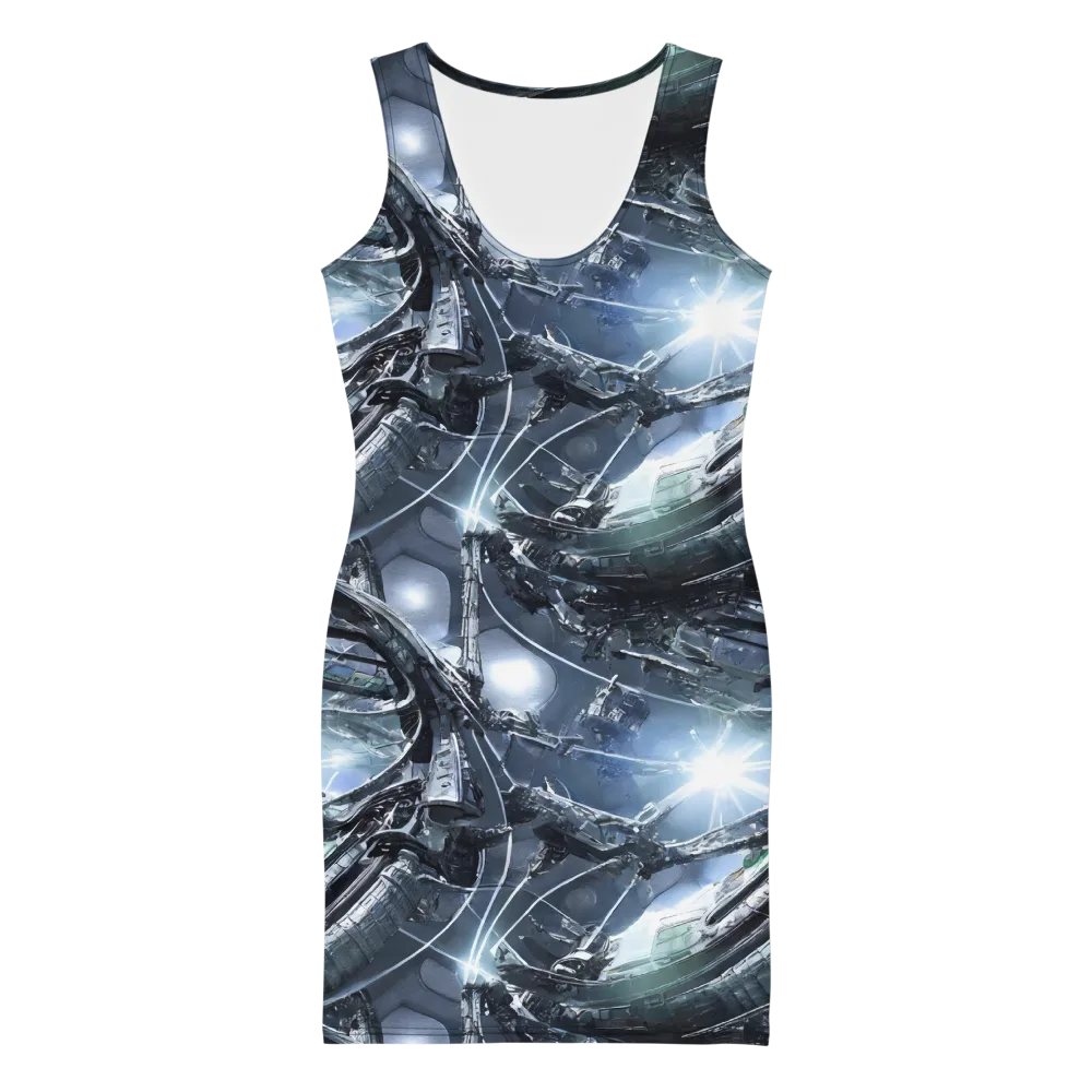 Starlight Engine on Bodycon Dress — Front