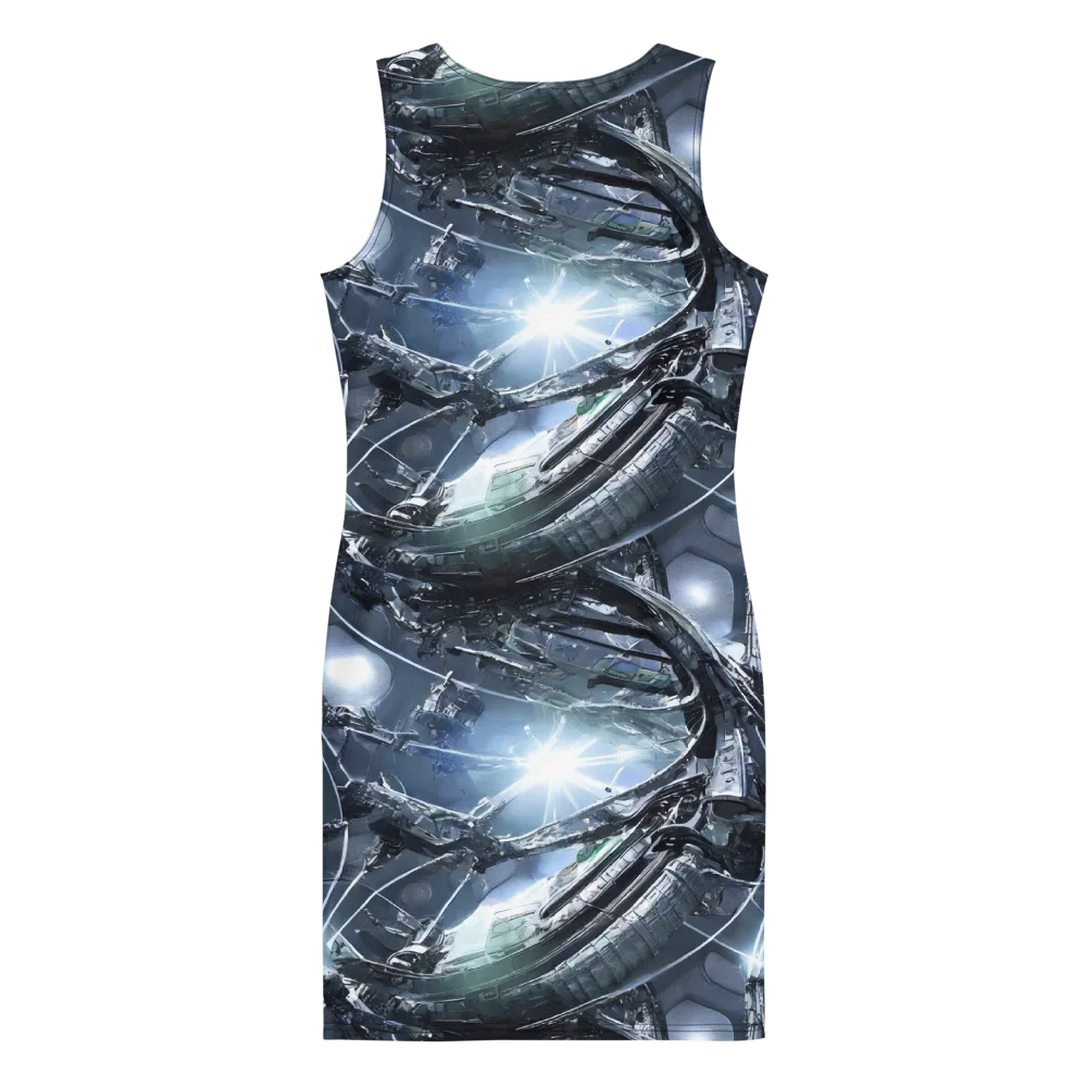 Starlight Engine on Bodycon Dress — Back