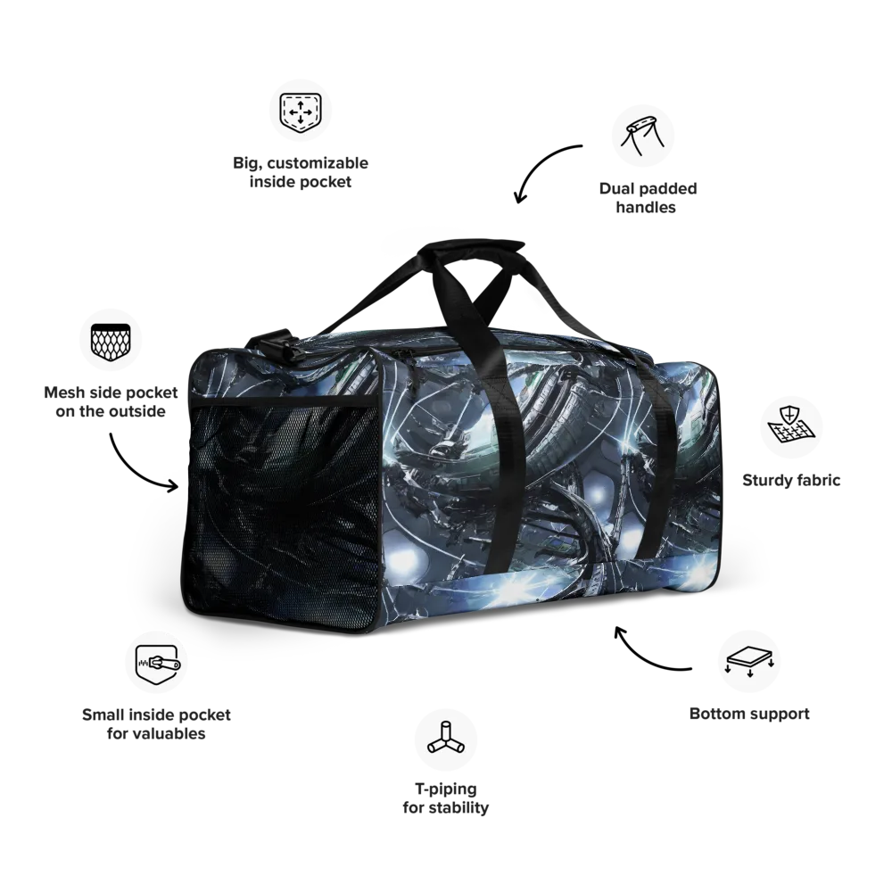 Starlight Engine on Duffle Bag — Right Front