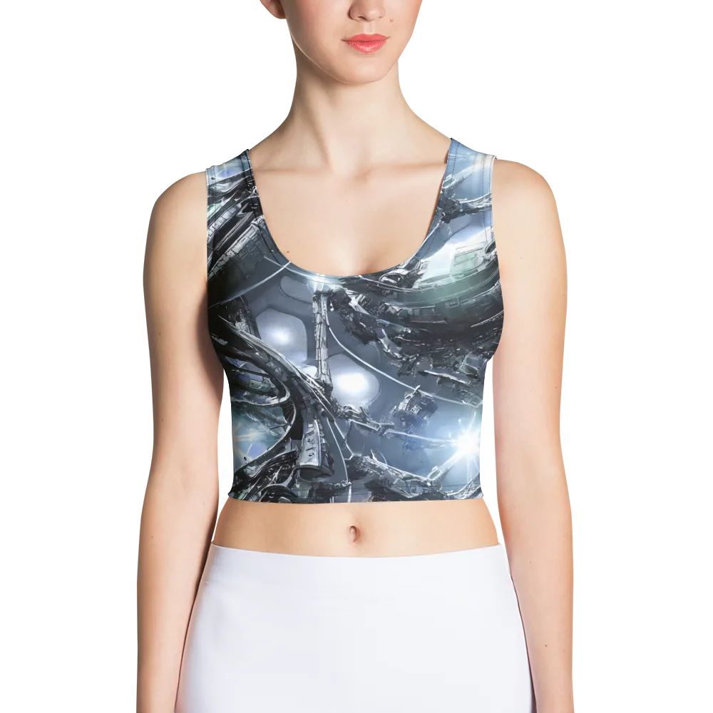 Starlight Engine on Crop Top — Front