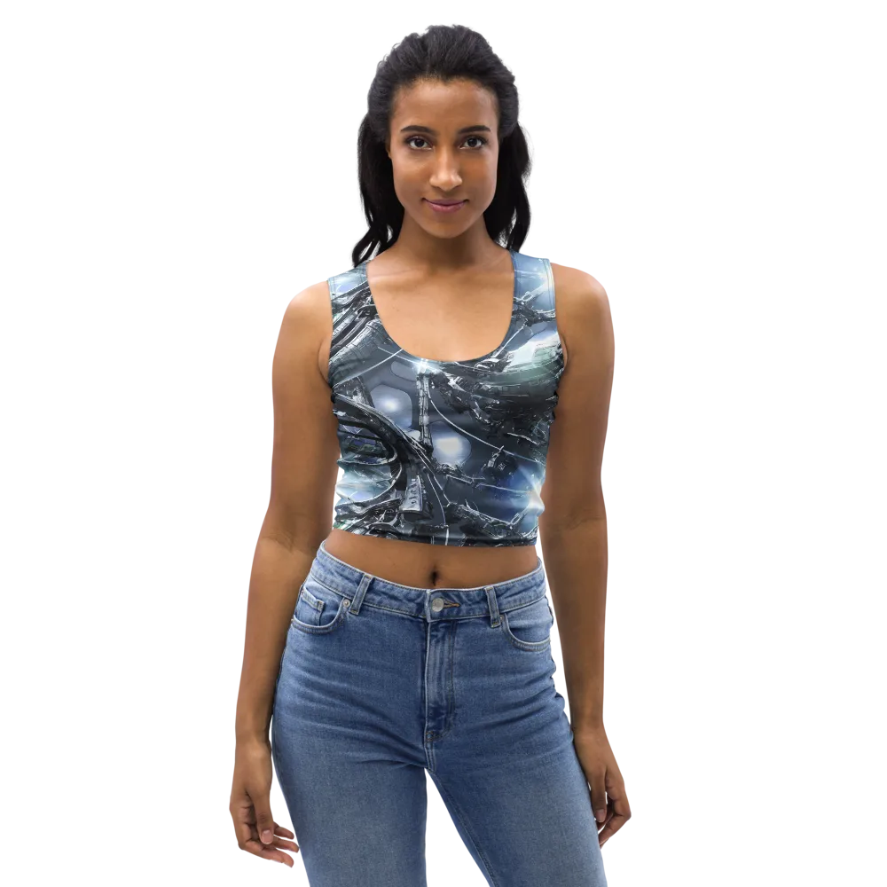 Starlight Engine on Crop Top — Front