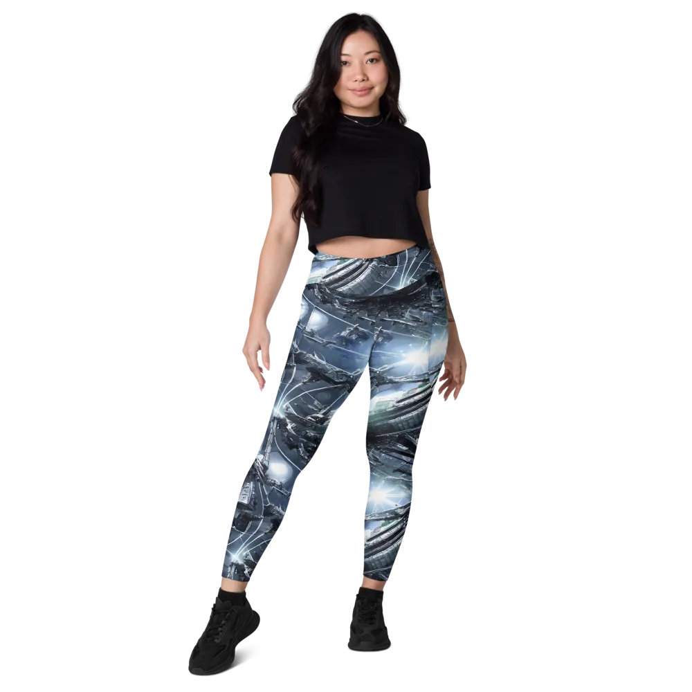Starlight Engine on Leggings with Pockets — Front
