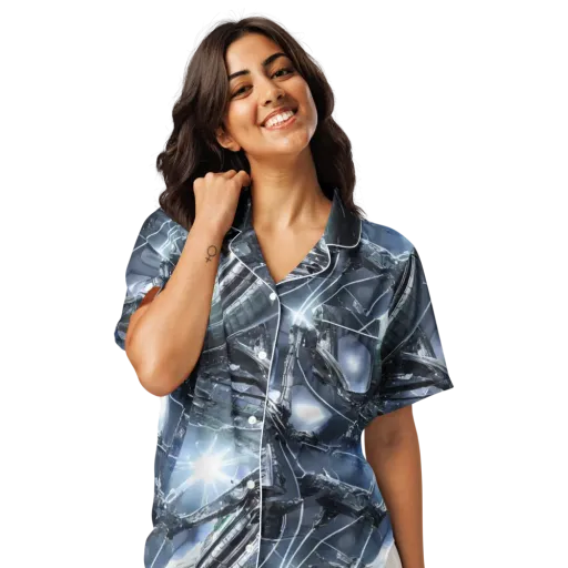 Starlight Engine on a Women's Short Sleeve Pajama Top