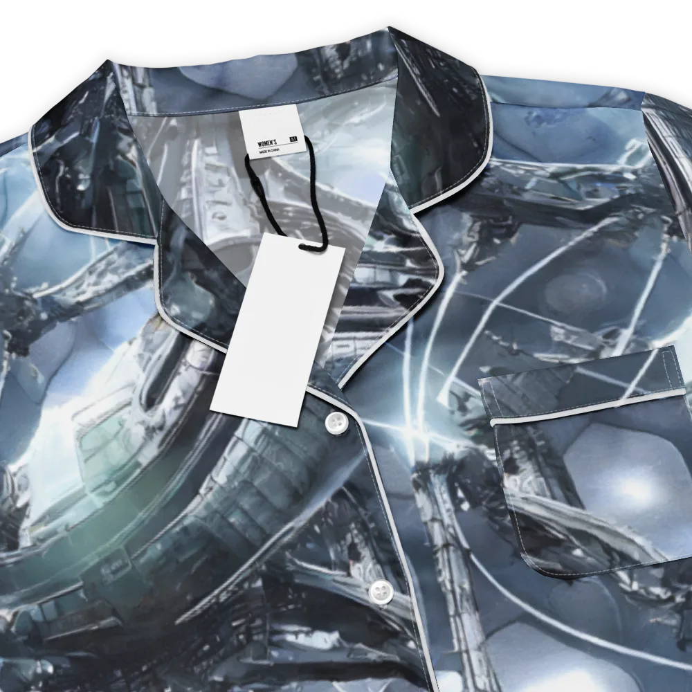 Starlight Engine on Women's Short Sleeve Pajama Top — Product details