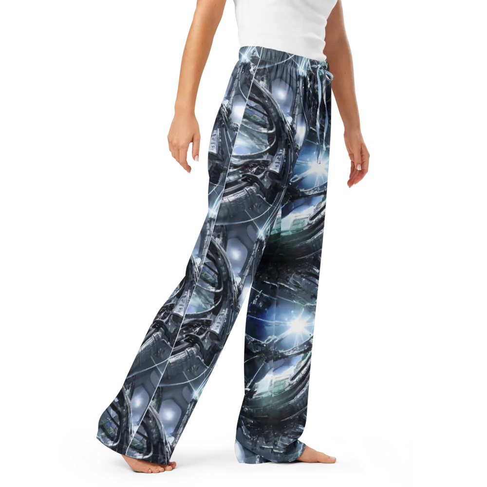 Starlight Engine on Women's Pajama Pants — Right Front