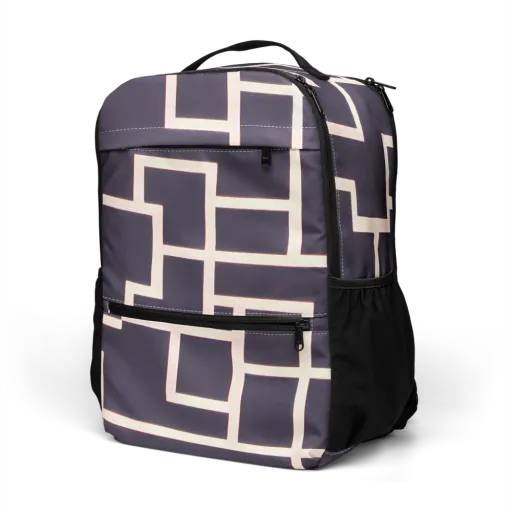 Gilded Gridlock on a Utility Backpack