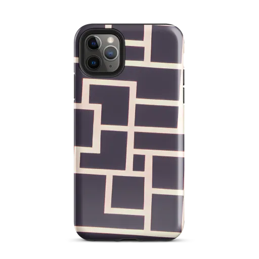 Gilded Gridlock on a Tough Case for iPhone®