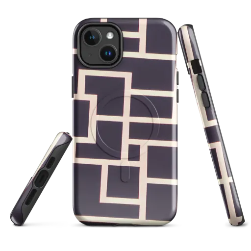Gilded Gridlock on a MagSafe Tough Case for iPhone®