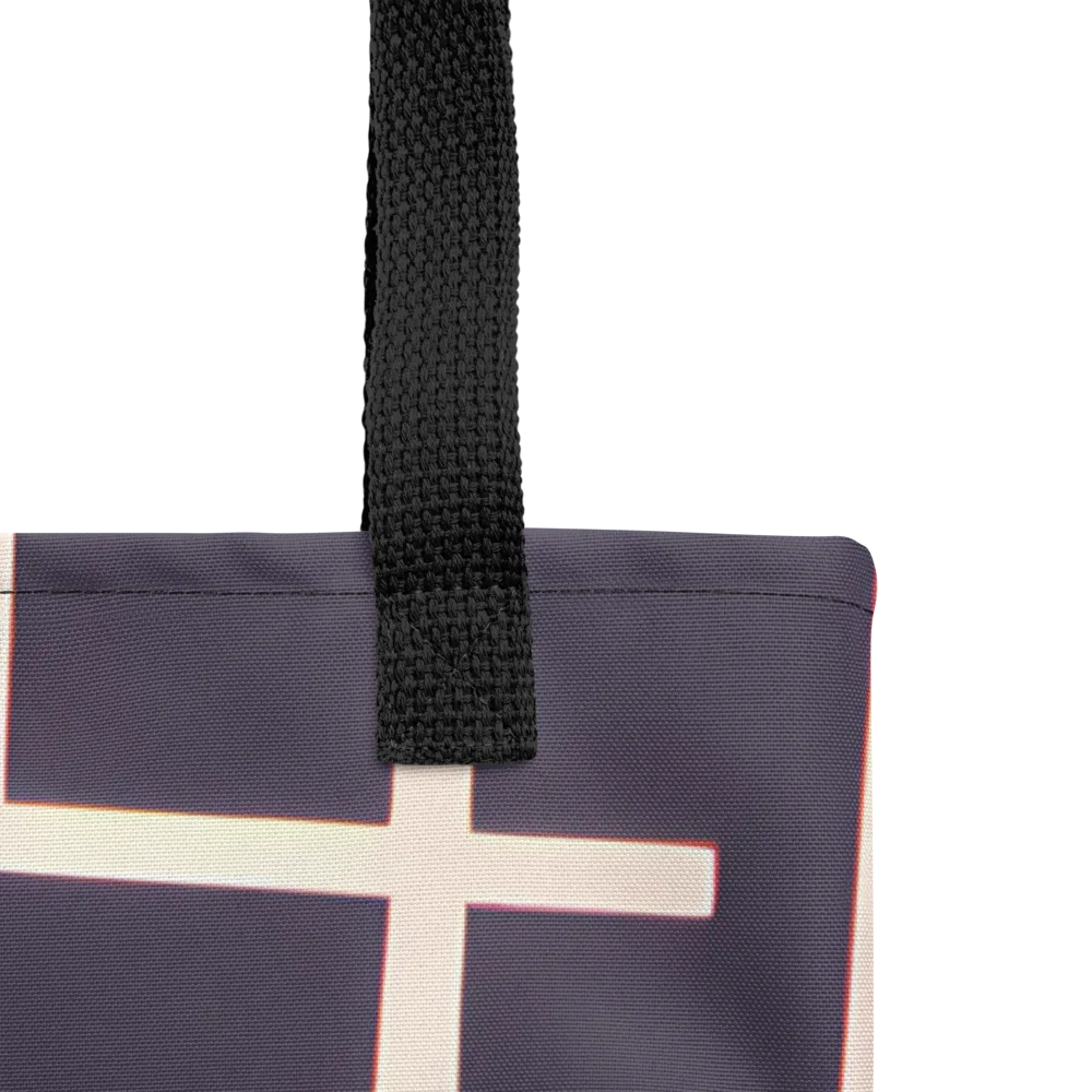 Gilded Gridlock on Tote Bag — Product details