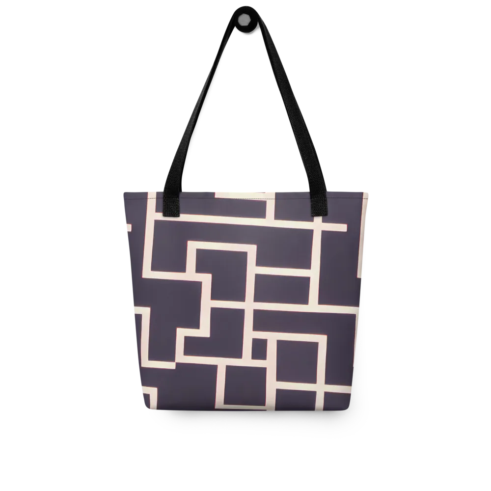 Gilded Gridlock on Tote Bag — Front
