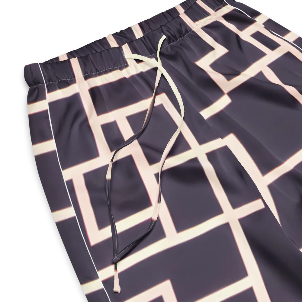 Gilded Gridlock on Women's Pajama Pants — Product details