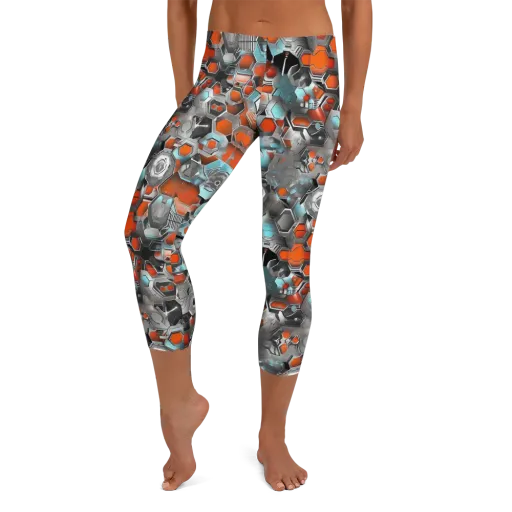 Kinetic Hexcore on a Capri Leggings