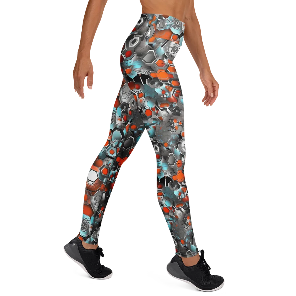 Kinetic Hexcore on Yoga Leggings — Right