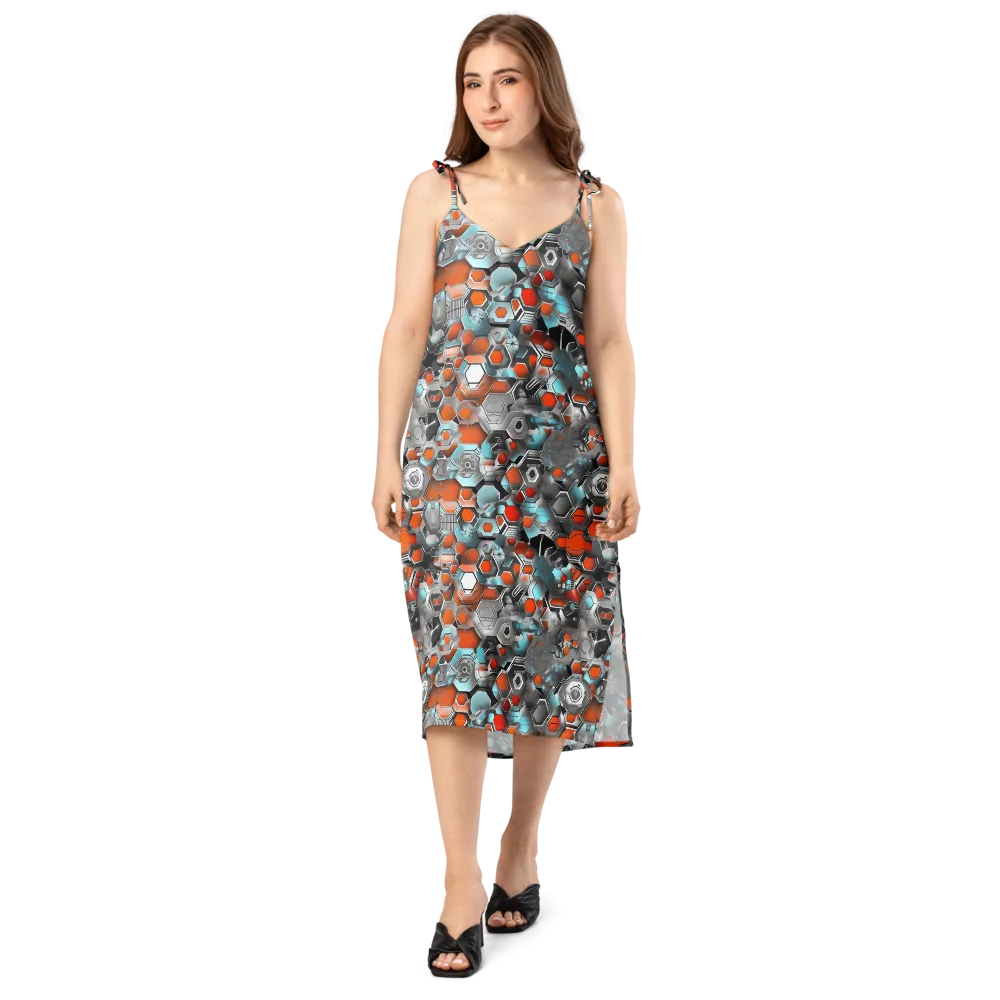 Kinetic Hexcore on Slip Dress — Front