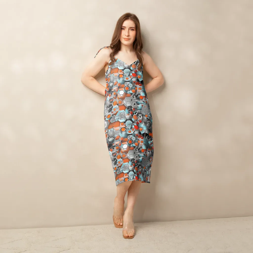 Kinetic Hexcore on Slip Dress — Front