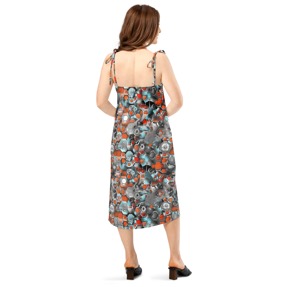 Kinetic Hexcore on Slip Dress — Back