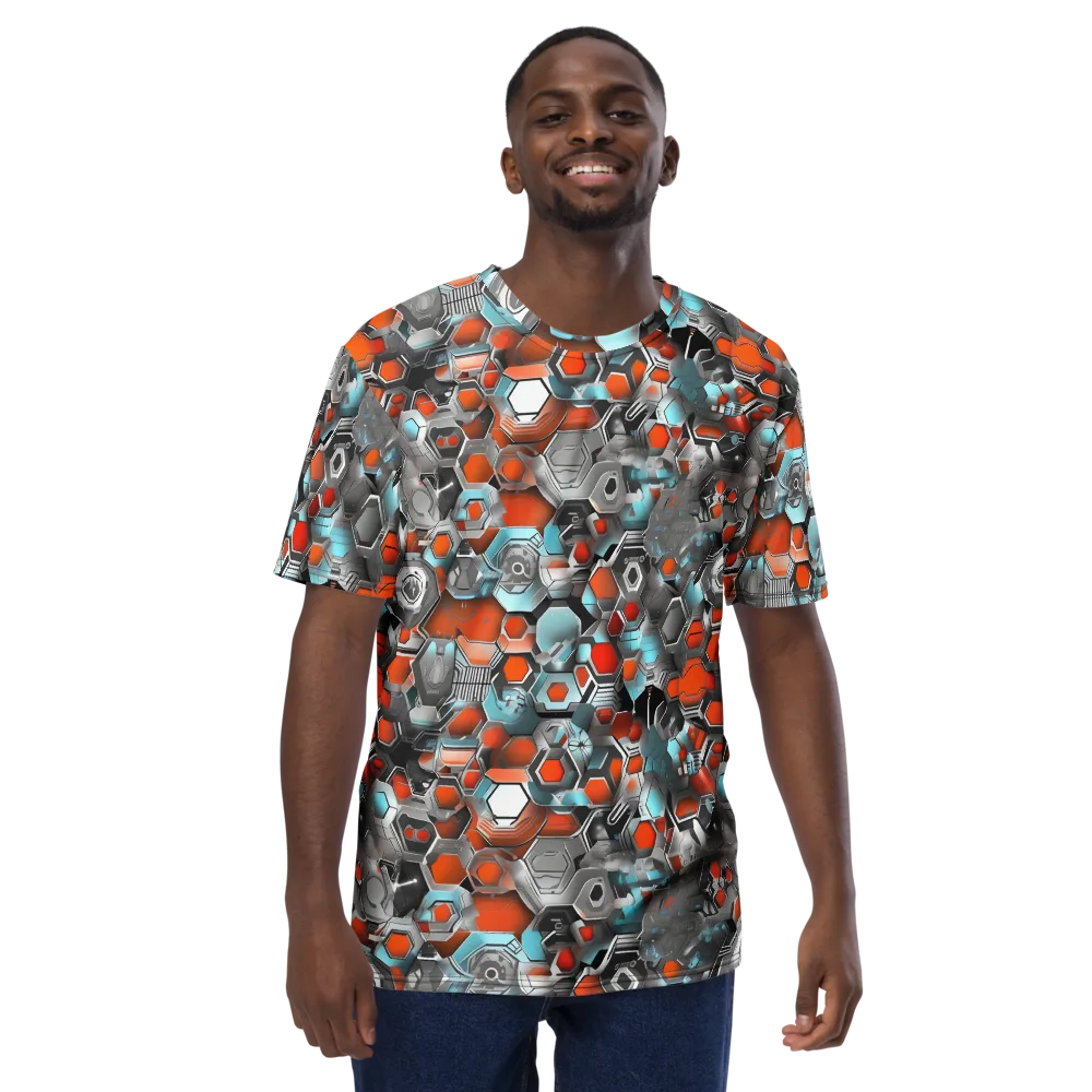 Kinetic Hexcore on Men's Crew Neck T-Shirt — Front
