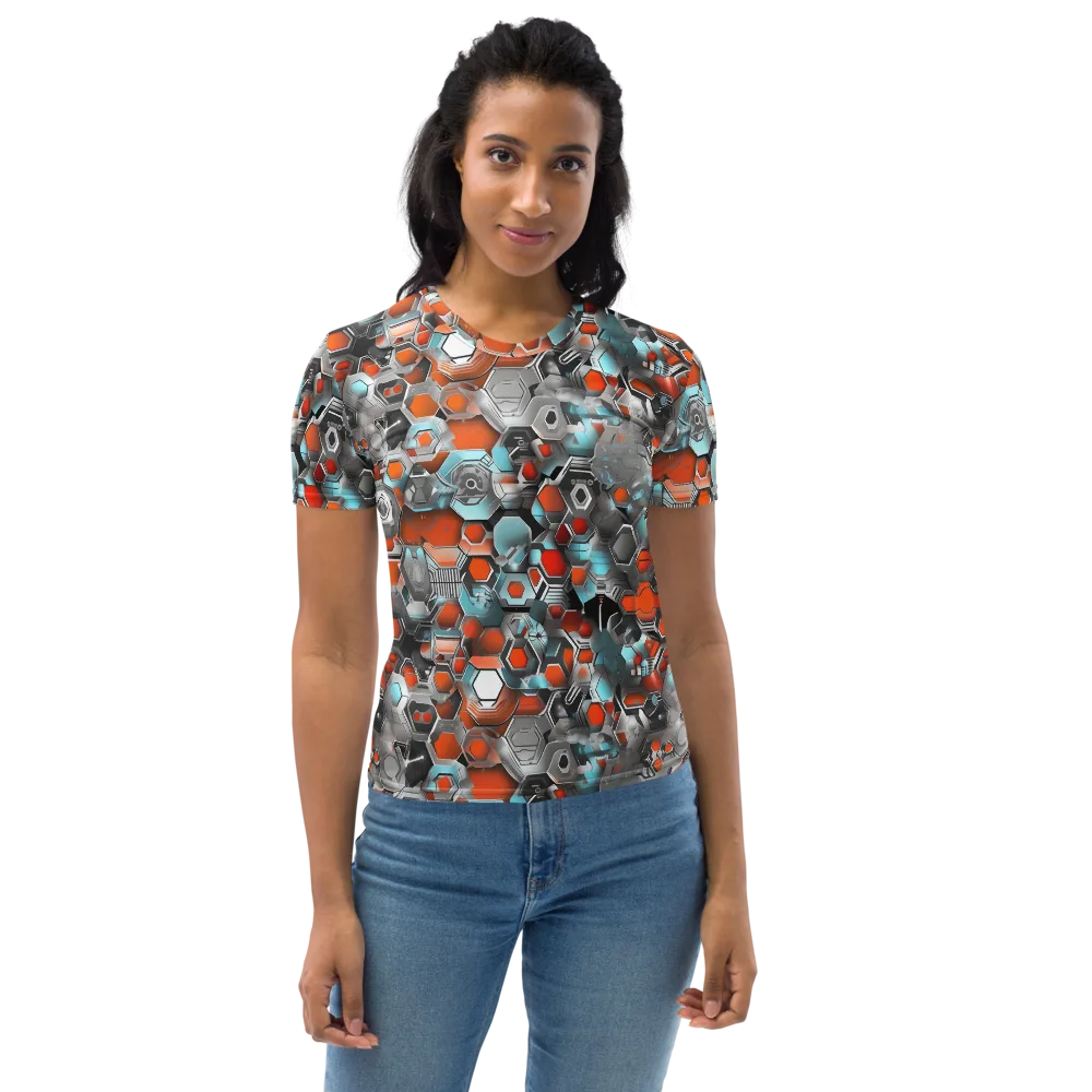 Kinetic Hexcore on Women's Crew Neck T-Shirt — Front