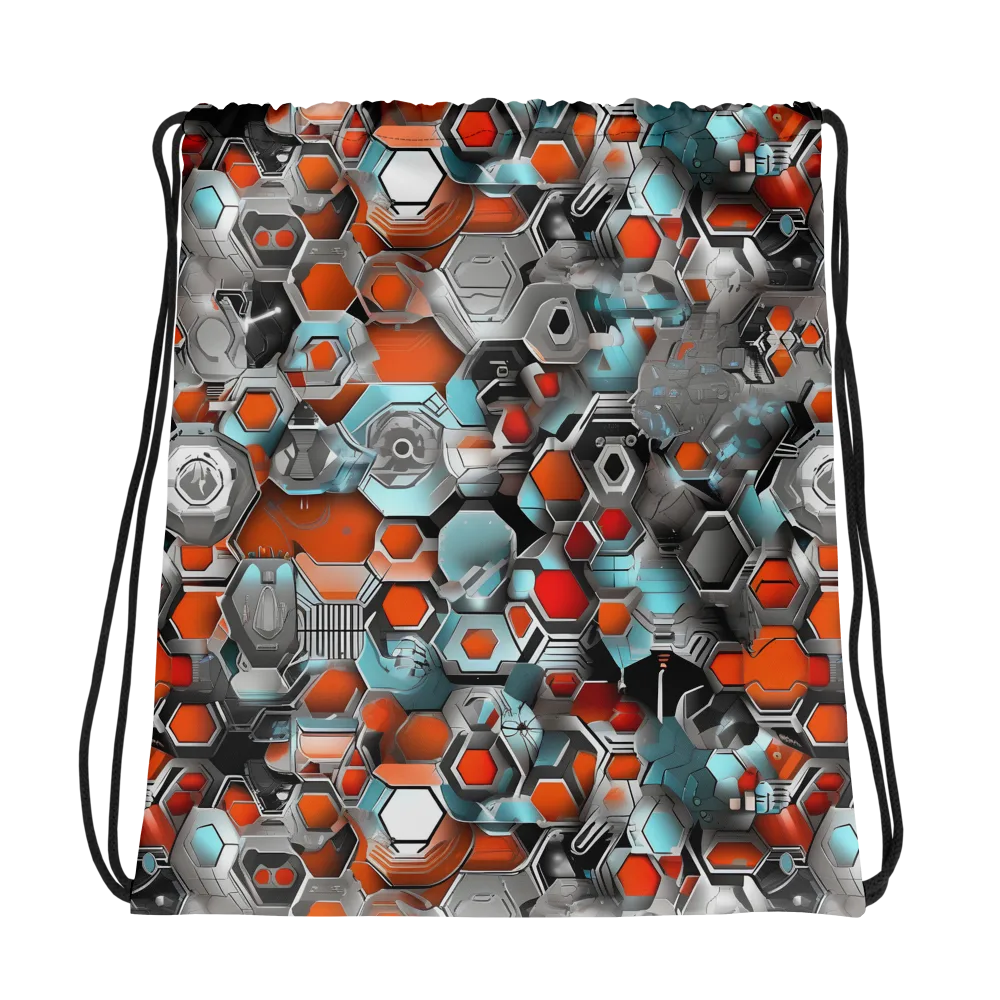 Kinetic Hexcore on Drawstring Bag — Photo