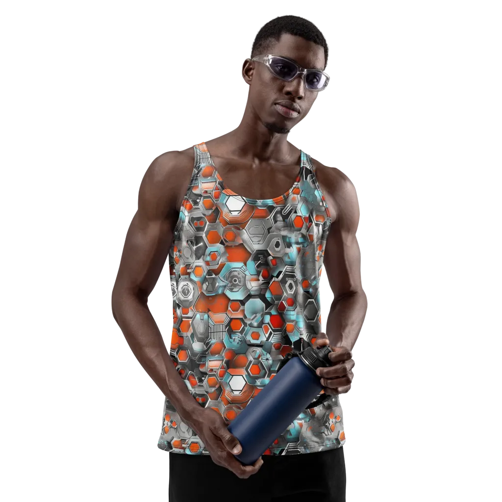 Kinetic Hexcore on Men's Tank Top — Front