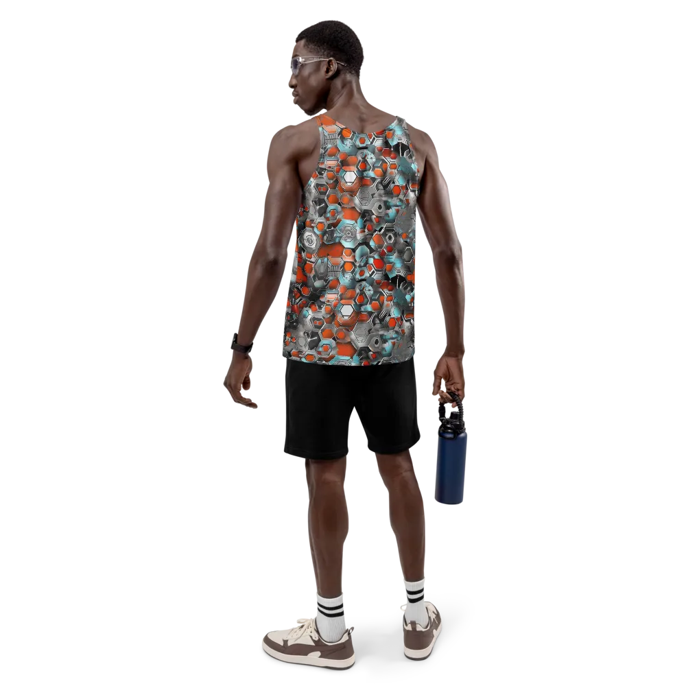 Kinetic Hexcore on Men's Tank Top — Back