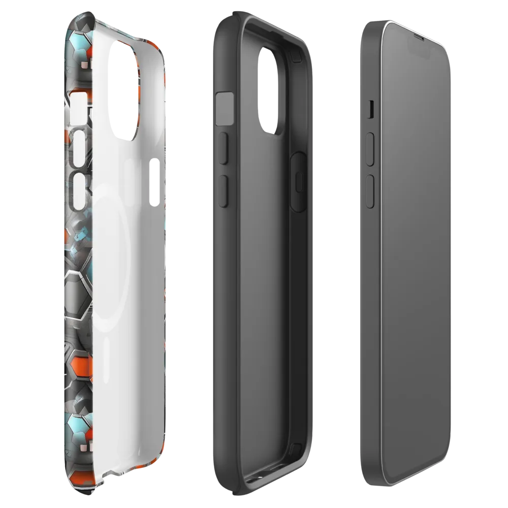 Kinetic Hexcore on MagSafe Tough Case for iPhone® — Front