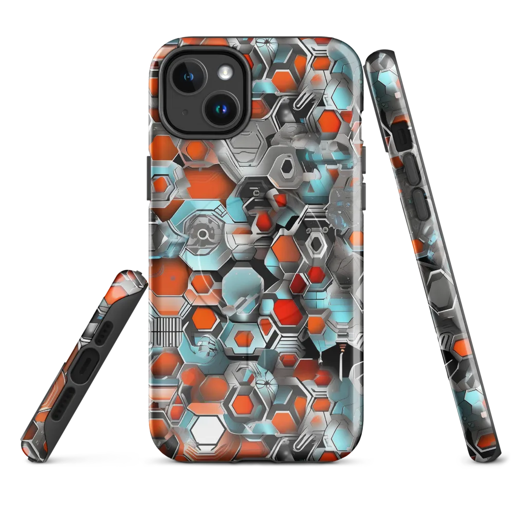 Kinetic Hexcore on MagSafe Tough Case for iPhone® — Front