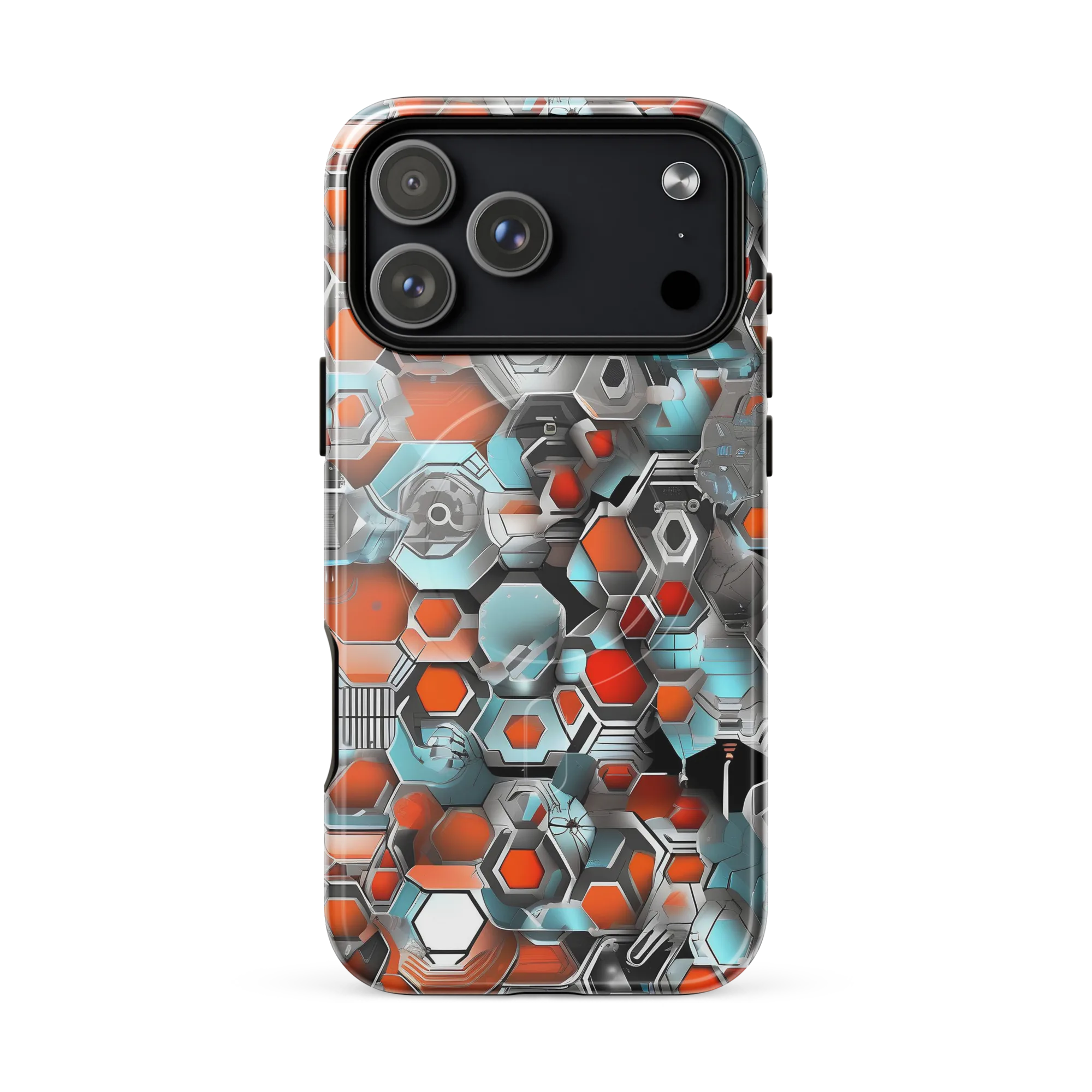 Kinetic Hexcore on MagSafe Tough Case for iPhone® — Front