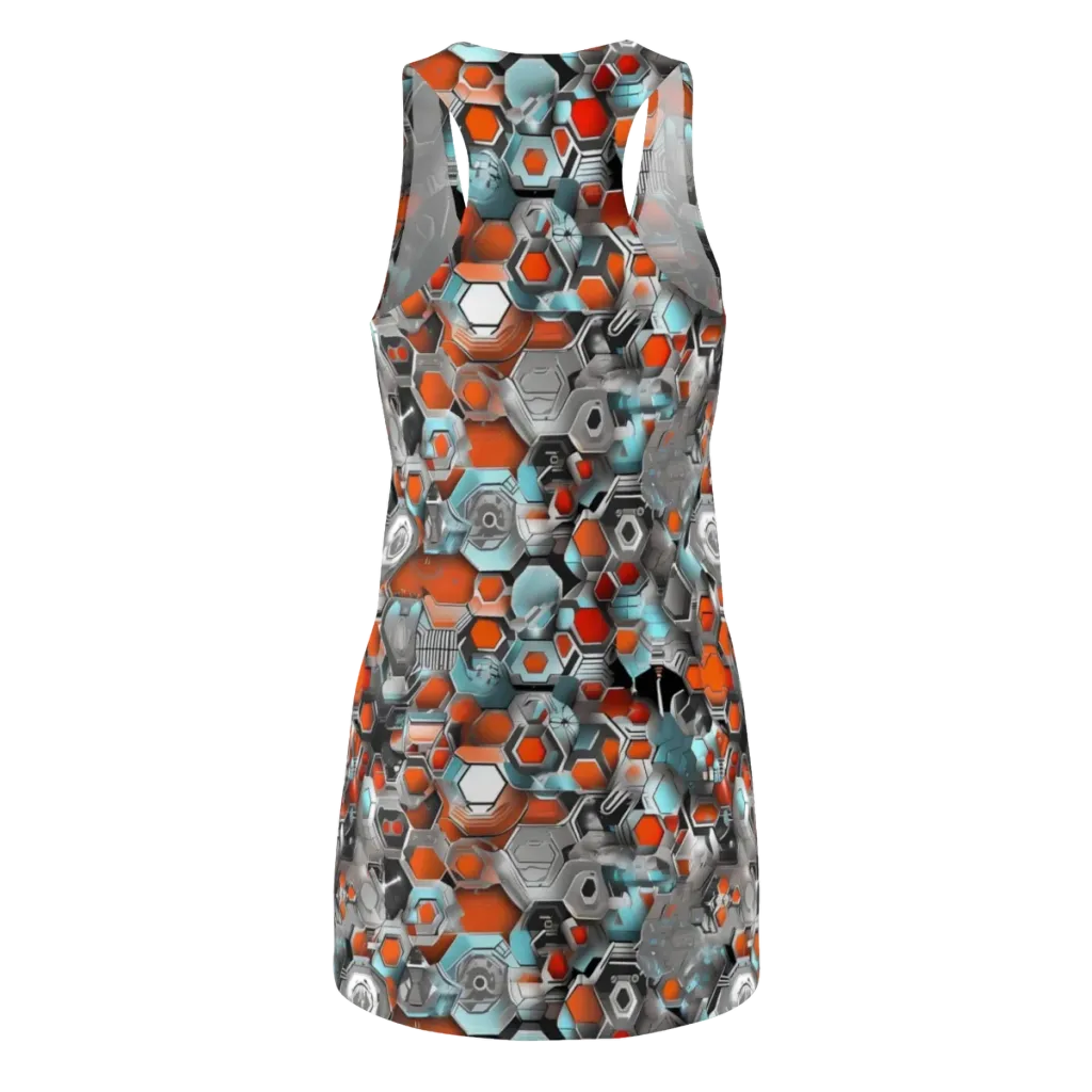 Kinetic Hexcore on Racerback Dress — Back