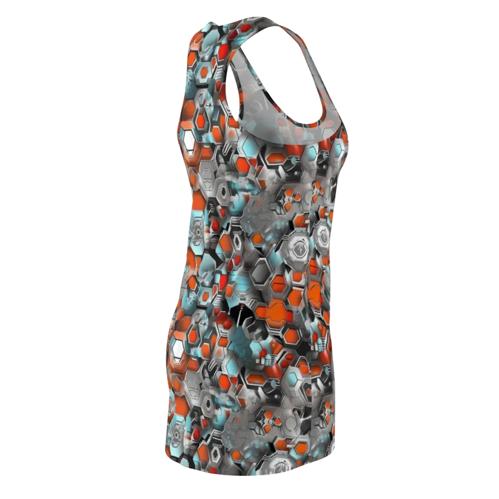 Kinetic Hexcore on Racerback Dress — Back Side