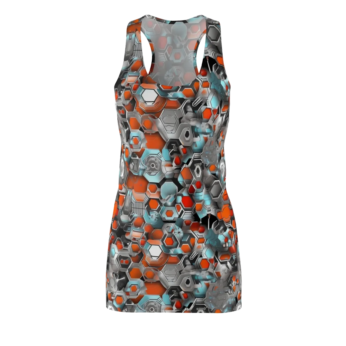 Kinetic Hexcore on Racerback Dress — Front