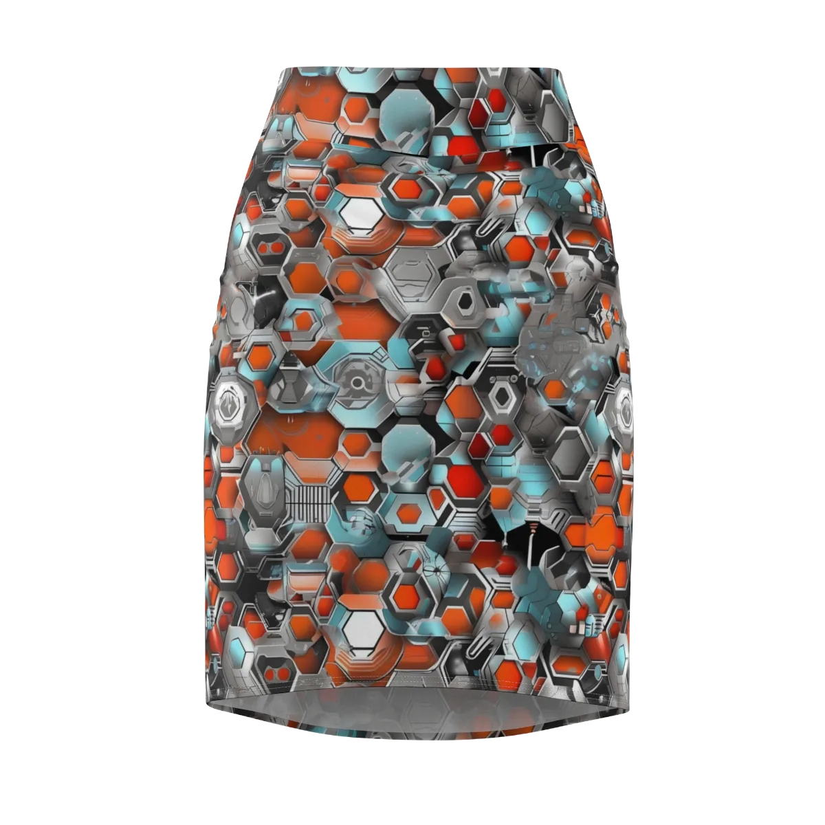 Kinetic Hexcore on Pencil Skirt — Front