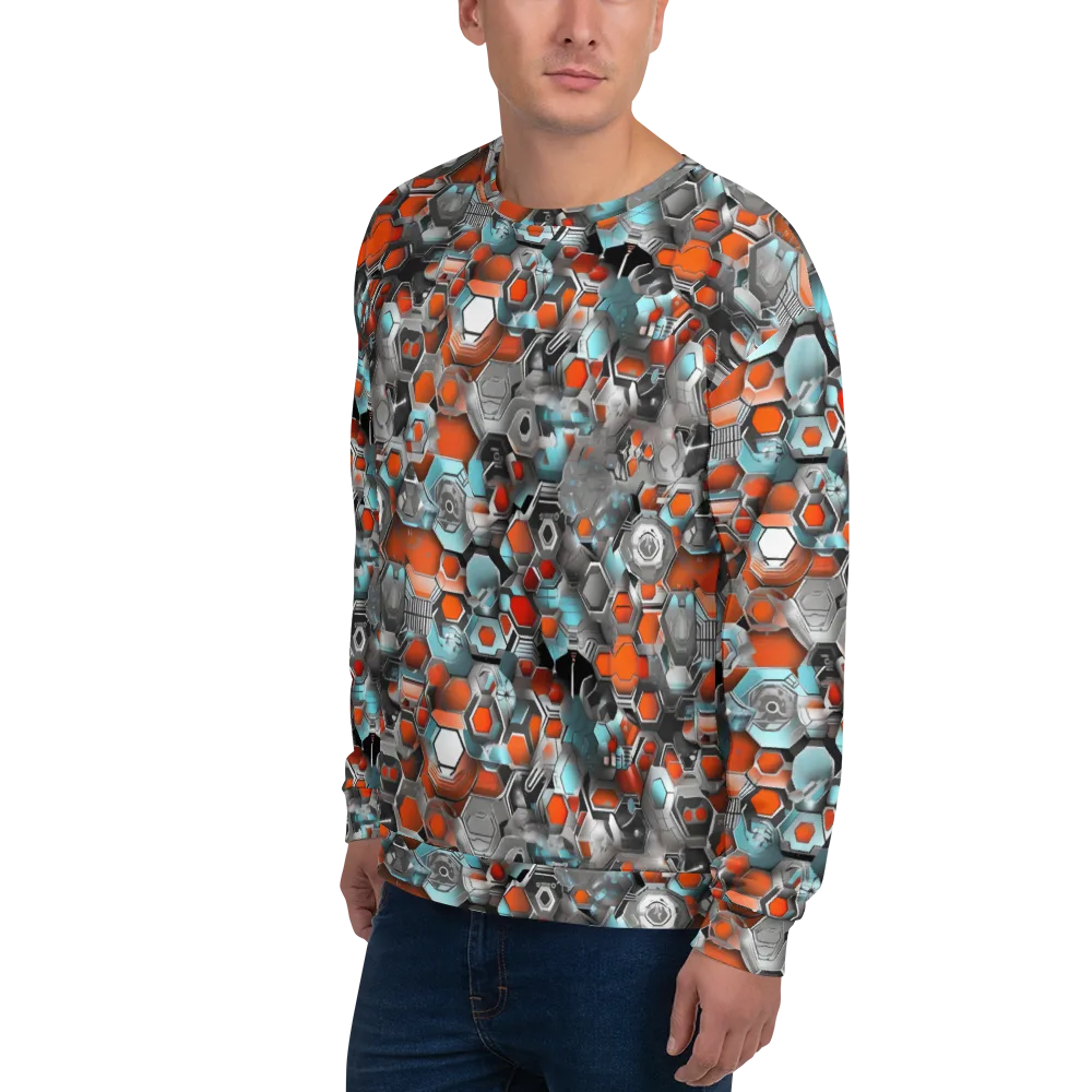 Kinetic Hexcore on Sweatshirt — Left Front