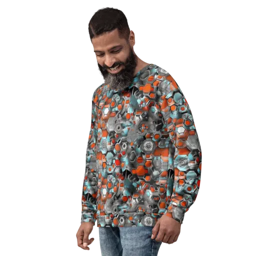 Kinetic Hexcore on a Sweatshirt