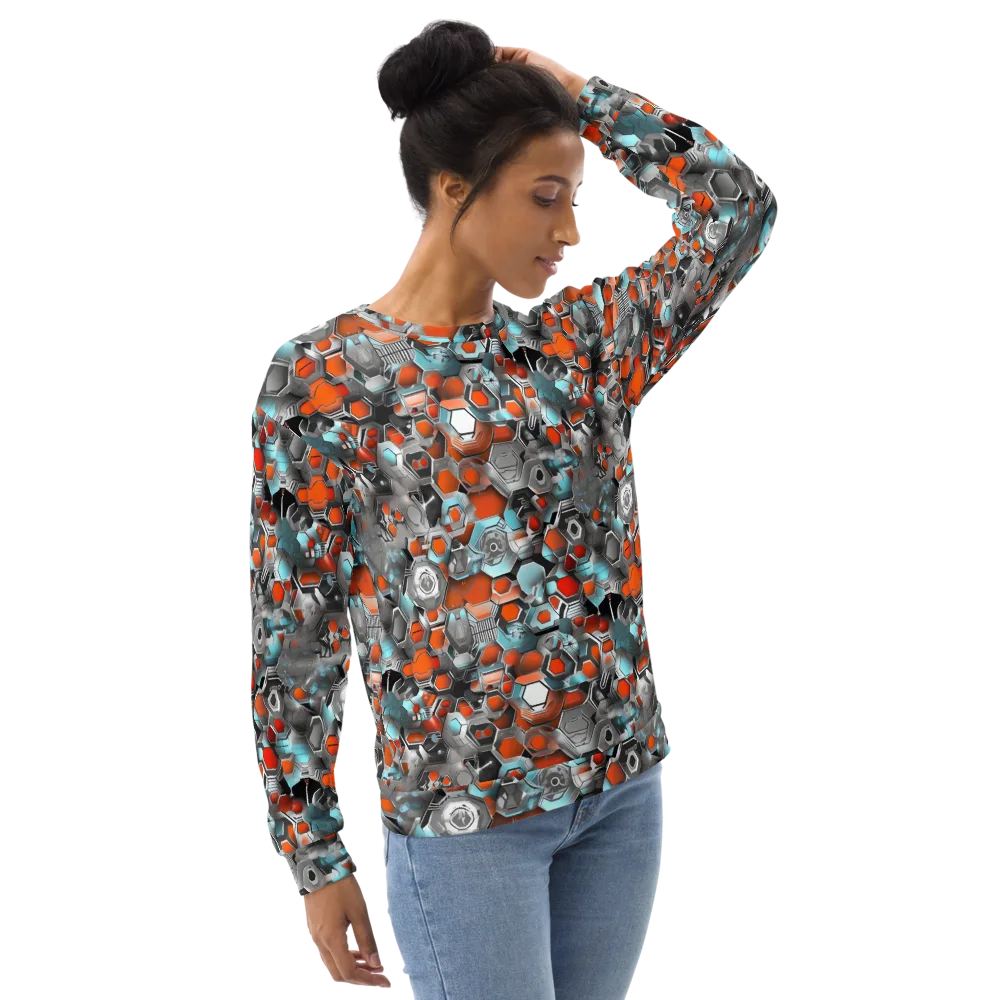 Kinetic Hexcore on Sweatshirt — Right Front