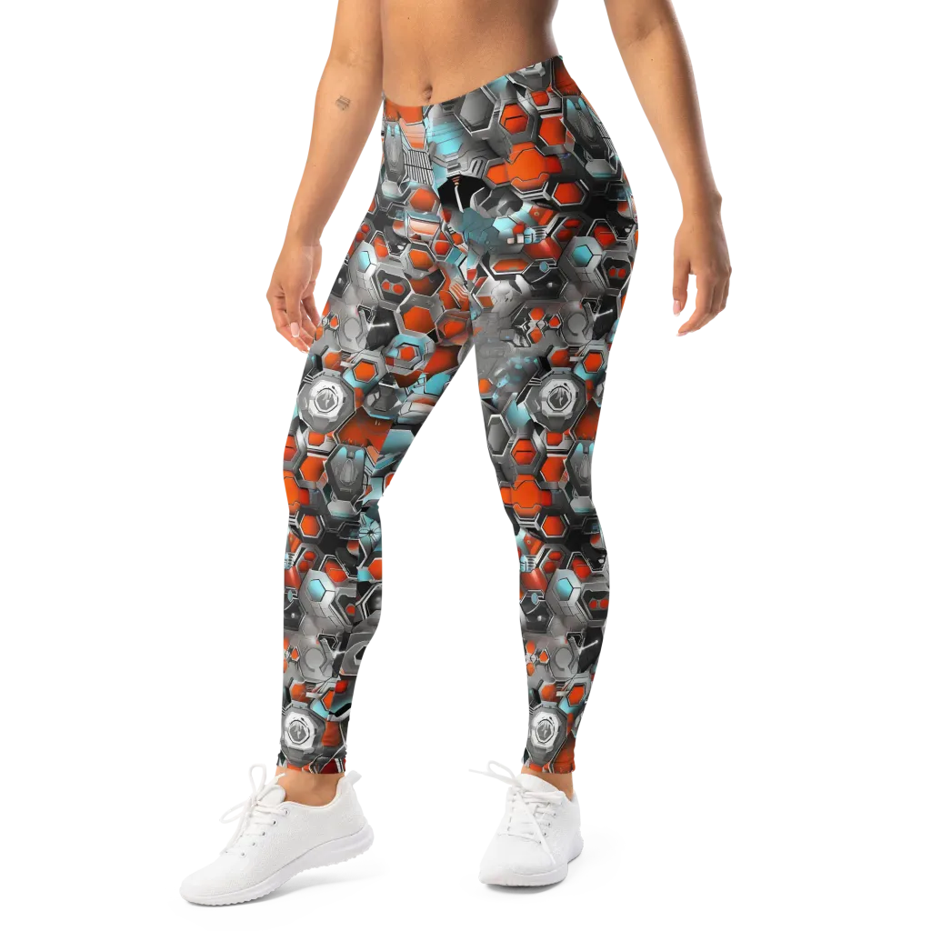 Kinetic Hexcore on Leggings — Left Front